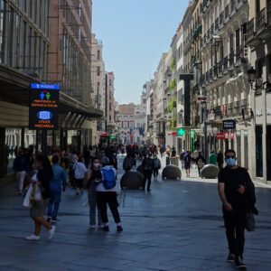 Calle Preciados en pandemia